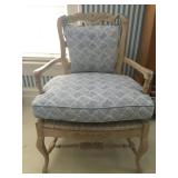 Detail Karges Rush Seat Armchair 