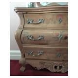 Bombe Style Three Drawer Chest 