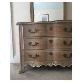 Three Drawer Dresser with Matching Mirror 