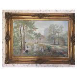 Oil, Gilt Frame