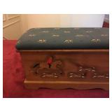 Fox Hunting Blanket Chest 
