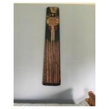 Americana Hand Painted Antique Ironing Board 