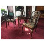 Chinoiserie Fiddle Back Armchairs 