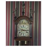 Atlas Clock with Brass Pendulums 