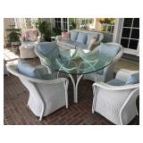 Wicker Armchairs, Wicker Sofa, Wicker Chaise 