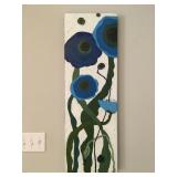 "Small Blue Poppy Garden I" - Karen Tusinski 2013 Acrylic