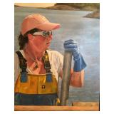 "Ladder Up" -Melissa Post Van Der Burg	24 x 18  Oil