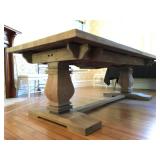 Reclaimed Wood Trestle Table