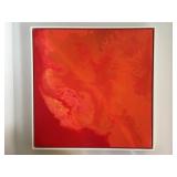 "Mount Nyiragongo"  -Isabella Innis  2016  36 x 36  Acrylic