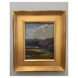 Oil on panel -Patricia Gordon