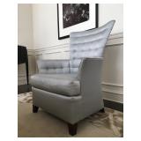 11) Lewis James/Rosselli "Leuwellyn" High Back Arm Chair
