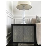 15) Shagreen Double Door Cabinet, SMALL 