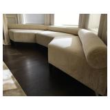 8) Custom Bay Window Seat with Bolster 