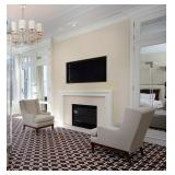 21) Upholstered Club Chairs, PAIR