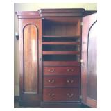 Flame Mahogany Wardrobe 