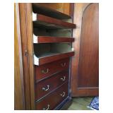 Flame Mahogany Wardrobe 