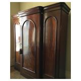 Flame Mahogany Wardrobe 