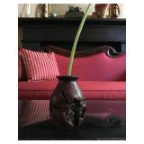 Unique Live Edge Wooden Bud Vase
