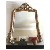 Pierced Giltwood Antique Mirror