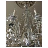 Crystal Ten Arm Chandelier