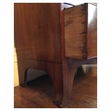 Hepplewhite Flame Mahogany Chest 