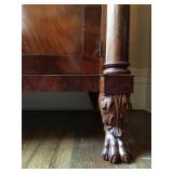 Empire Flame Mahogany Paw Foot Sideboard