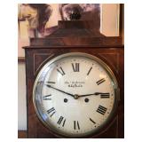 Thomas Robinson Sheffield Flame Mahogany Clock 