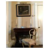 Empire Hall Table with Mirror