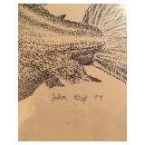 John King Signed Print 