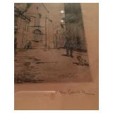 Etching, Signed Gamble