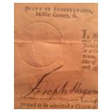 1802 Citizenship Document 