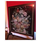 Needlepoint Fireplace Screen 