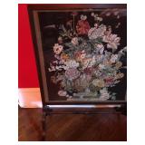 Needlepoint Fireplace Screen 