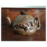 Unique Carved Tea Pot