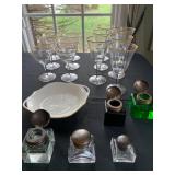 Ink Well Collection, Lenox, Gold Rimmed Stemware 