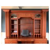 Custom Made Office Suite in Birds Eye Maple 