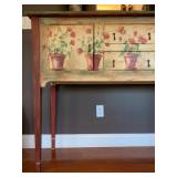 Hand Painted Sideboard