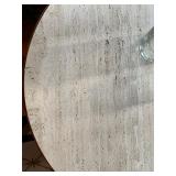 Detail of Limestone Top End Table 