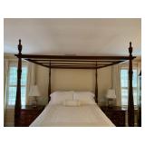 Link-Taylor Carved Post Canopy Bed