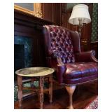 Brass Tray With Folding Stand