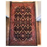 Hand Woven Rug and Runner Set, Mahal Dark Blue