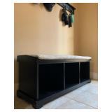 Pottery Barn Cubby Bench with Cushion