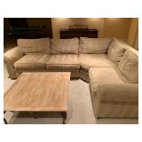 Pottery Barn Microfiber Sectional 