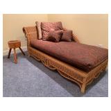 Wicker Chaise