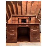 Oak Roll Top Desk 