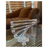 Lucite Candle Holder