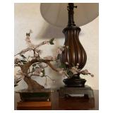 Semi Precious Stone Jade Tree, Domain Lamps