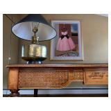 Marquetry Desk with Gilt Bronze Detail