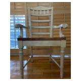 Set of Four Distressed French Country Chairs