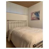 Chrome QUEEN Sleigh Bed